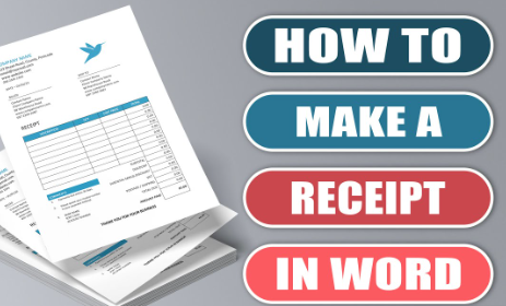 How to Create a Custom Receipt Template in Word